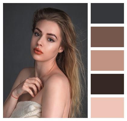 Portrait Makeup Beauty Caucasian Image