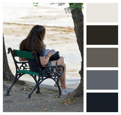 Park Leisure Relaxation Park Bench Image