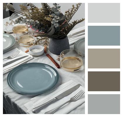 Place Setting Hand Place Setting Plate Image