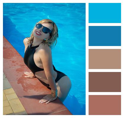 Water Resort Woman Young Woman Image