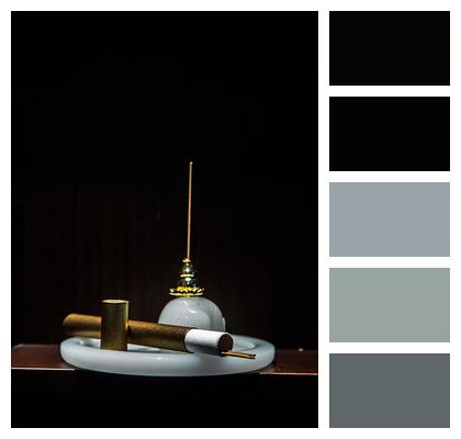 White Stone Incense Stick Incense Stick Jade Image