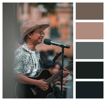 Singer Human Music Street Image