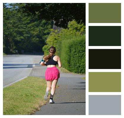 Sportswear Sporty Outdoors Runner Image