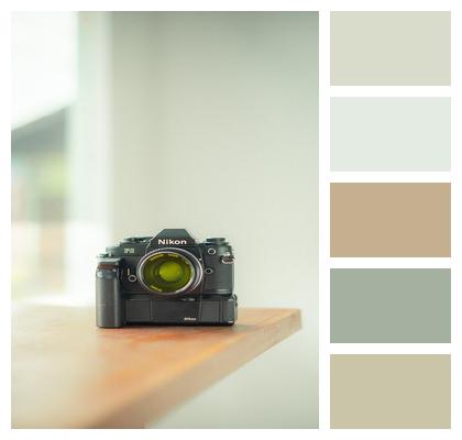 Vintage Nikon Photography Camera Image