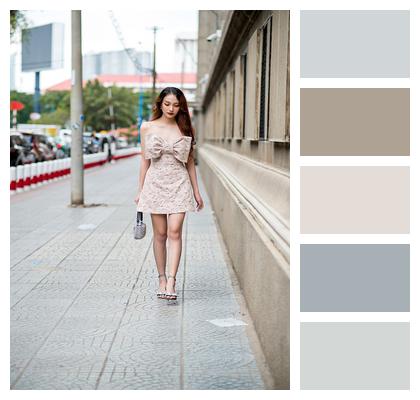 Elegant Vietnam Girl Saigon Image