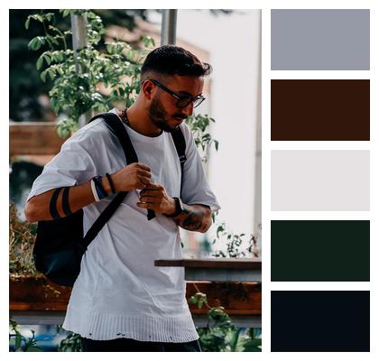Guy Handsome Fashion Model Image