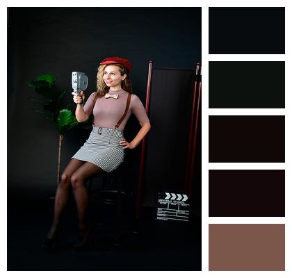 Movie Mini Skirt Producer Retro Image
