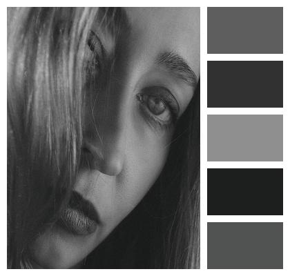 Portrait Monochrome Face Paypal Image