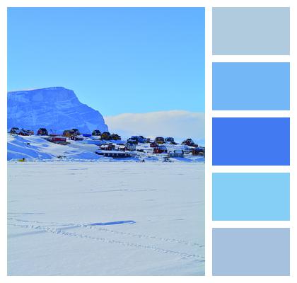 Mountain Winter Greenland Image