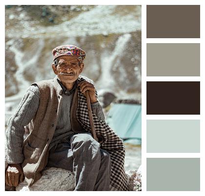 Old Man Man Culture Smile Image