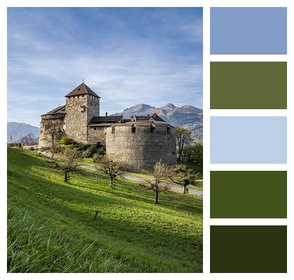 Liechtenstein Castle Fortress Image