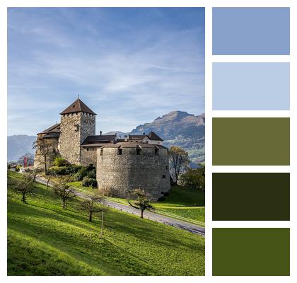 Liechtenstein Castle Fortress Image