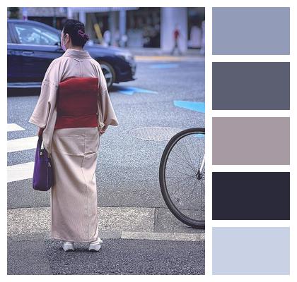 Road Tokyo Bunkyo City Traditional Garment Image