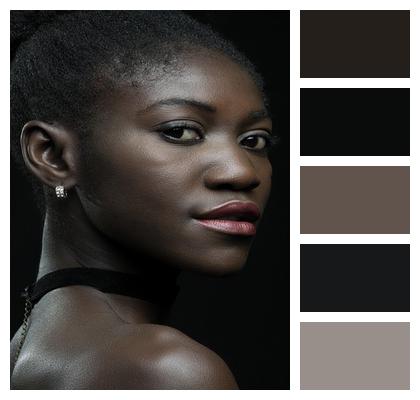 Portrait Young Woman Woman Portrait Fashion Image