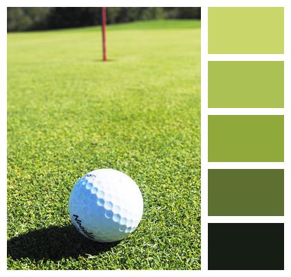 Green Golf Ball Image