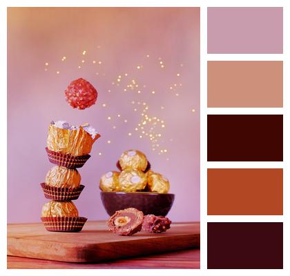 Layout Hazelnut Ferrero Rocher Chocolate Image