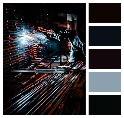 Factory Iron Welder Welding Image