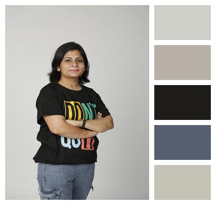Professional Girl Graphic Designer Confident Indian Girl Image