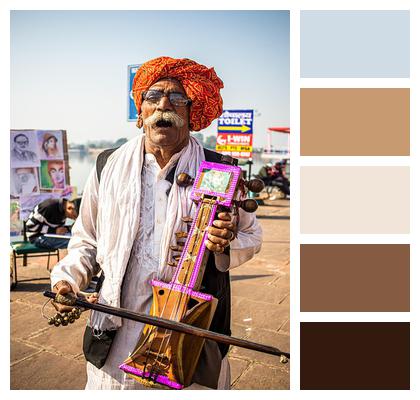 Religion Indian Culture Instrument Jaipur Image
