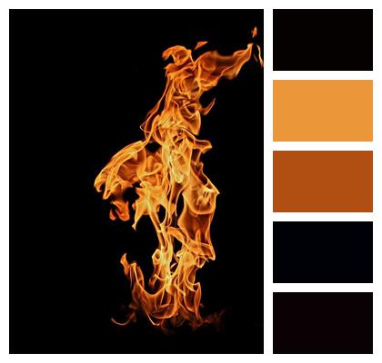 Burn Love Fireplace Black Image