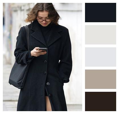 Fashion Overcoat Woman Image