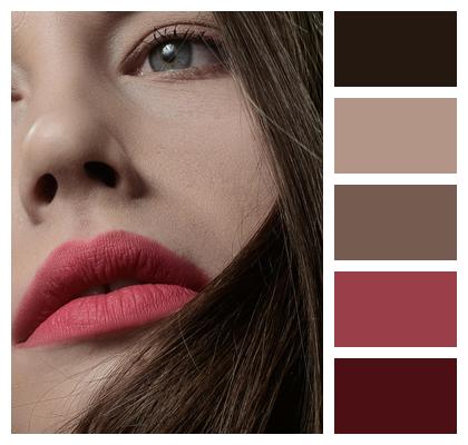 Beautiful Studio Portrait Face Image