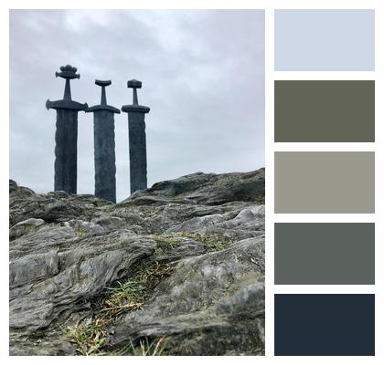 Medieval Fantasy Sword In The Stone Vikings Image