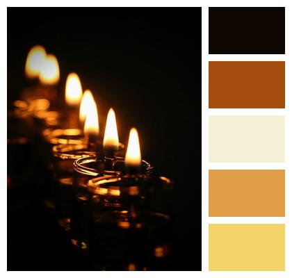 Fire Candlestick Hanukkah Fireplace Image