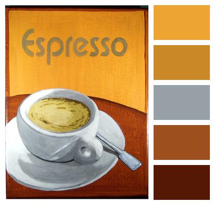 Acrylic Espresso Painting Image