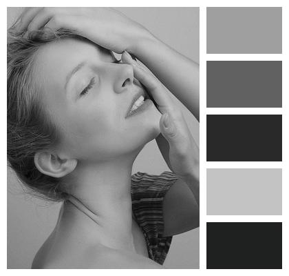 Monochrome Portrait Studio Retro Image