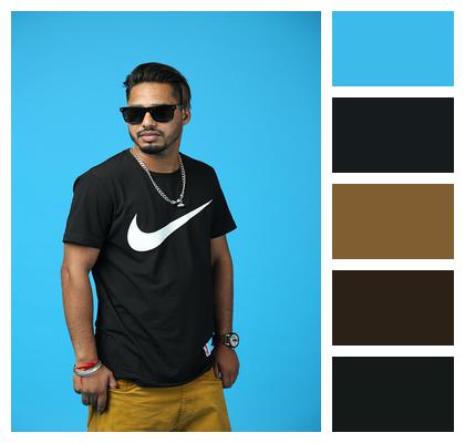 Male Model Studio Shoot Style Music Video Image