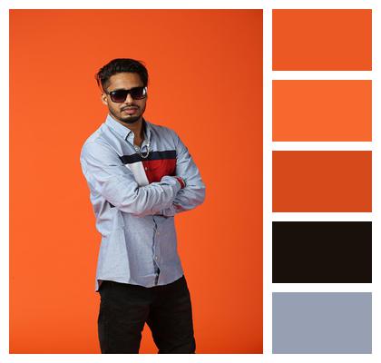 Studio Shoot Music Video Male Model Fashion Image
