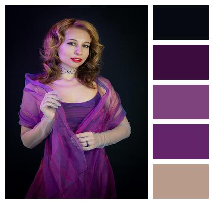 Makeup Pretty Glamor Female Portrait Image