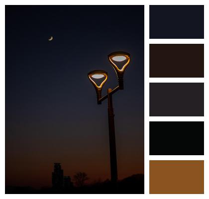 Light Street Lamp Building Nature Image
