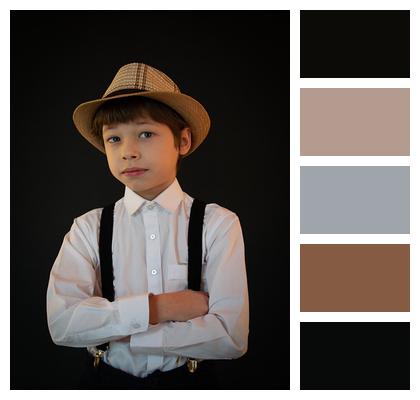 Kids Shirt Hat Boy Image
