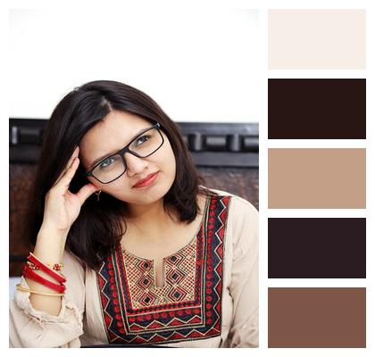 Confused Indian Girl Thought Confused Image