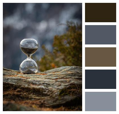 Time Stone Hourglass Transience Image
