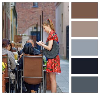 Urban Tourists Waitress Waitress Image