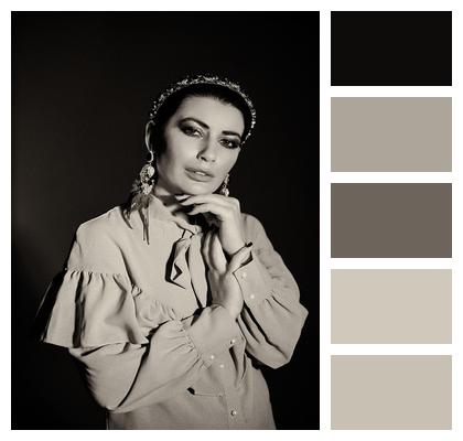 Portrait Model Woman Classic Image