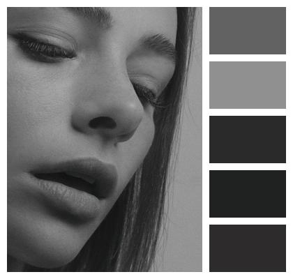 Portrait Monochrome Beauty Look Image