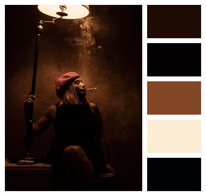 Smoke Cigarette Light Smoking Image
