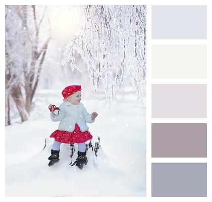Snow Child Winter Image