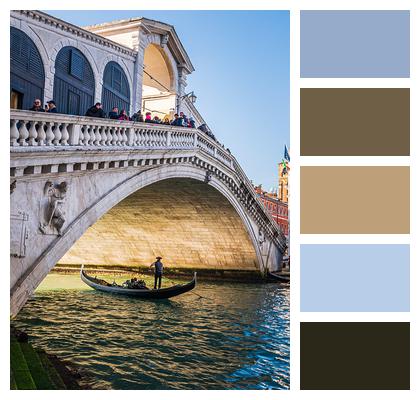 Venice Bridge Sea Image