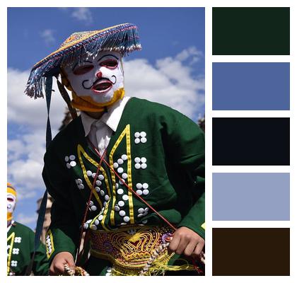 Dance Latin Tradition Peru Costume Image