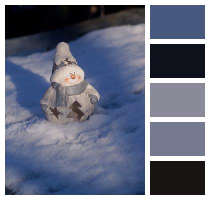 Snowman Toy Winter Image