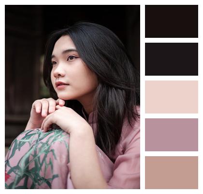 Old Building Asian Girl Girl Girl Image