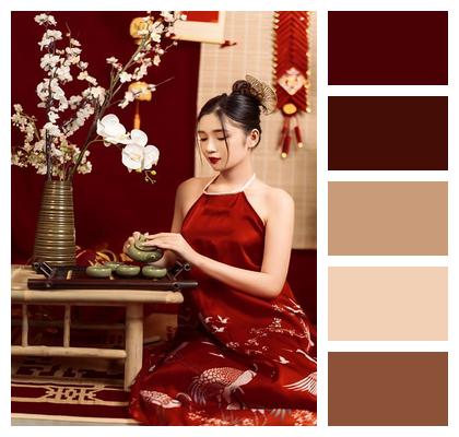 Vietnamese Culture Tradition Traditional Dress Girl Image