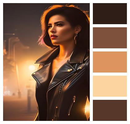 Woman Leather Jacket Woman Leather Jacket Image