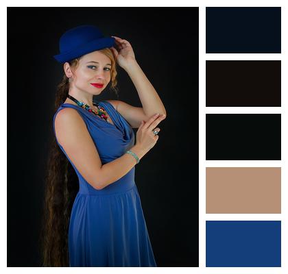 Indigo Portrait Bijouterie Hairstyle Image