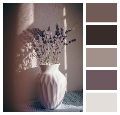 Bouquet Vase Lavender Image
